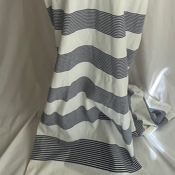 ROXY Beach Dress Maxi Navy Blue/White Striped Size M - Picture 11 of 11